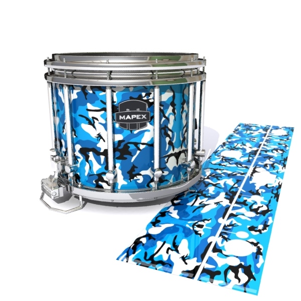 Mapex Quantum Snare Drum Slip - Sky Blue Traditional Camouflage (Blue)