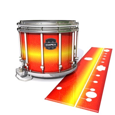 Mapex Quantum Snare Drum Slip - Sunfire (Orange) (Yellow)