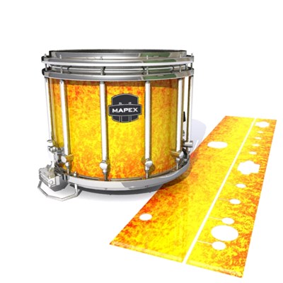 Mapex Quantum Snare Drum Slip - Sunleaf (Orange) (Yellow)