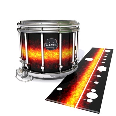 Mapex Quantum Snare Drum Slip - Sunrock (Orange)
