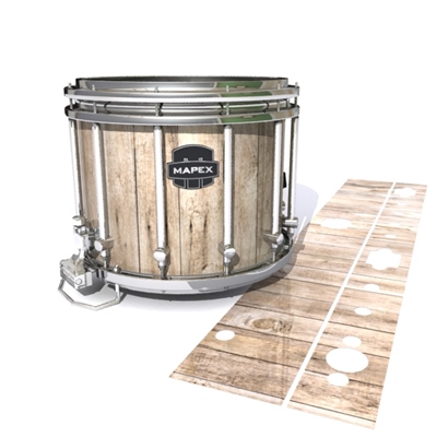Mapex Quantum Snare Drum Slip - Vertical Planks (Themed)