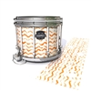 Mapex Quantum Snare Drum Slip - Wave Brush Strokes Orange and White (Orange)