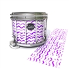 Mapex Quantum Snare Drum Slip - Wave Brush Strokes Purple and White (Purple)