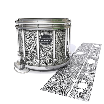 Mapex Quantum Snare Drum Slip - White Paisley (Themed)