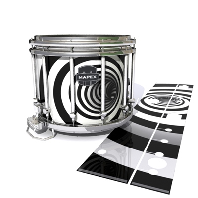 Mapex Quantum Snare Drum Slip - White Vortex Illusion (Themed)