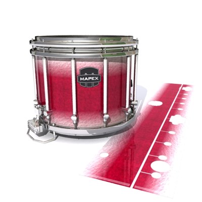 Mapex Quantum Snare Drum Slip - Wicked White Ruby (Red) (Pink)