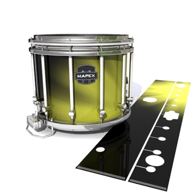 Mapex Quantum Snare Drum Slip - Yellow Light Rays (Themed)