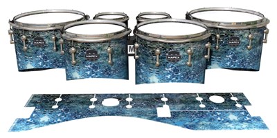 Mapex Quantum Tenor Drum Slips - Aeriform (Blue)