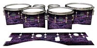 Mapex Quantum Tenor Drum Slips - Alien Purple Grain (Purple)