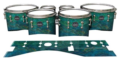 Mapex Quantum Tenor Drum Slips - Aquamarine Blue Pearl (Aqua)