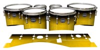 Mapex Quantum Tenor Drum Slips - Aureolin Fade (Yellow)