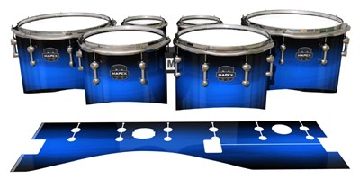 Mapex Quantum Tenor Drum Slips - Azure Stain Fade (Blue)