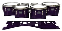 Mapex Quantum Tenor Drum Slips - Black Cherry (Purple)