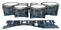 Mapex Quantum Tenor Drum Slips - Blue Slate Traditional Camouflage (Blue)