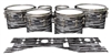 Mapex Quantum Tenor Drum Slips - Chaos Brush Strokes Black and White (Neutral)