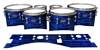 Mapex Quantum Tenor Drum Slips - Chaos Brush Strokes Blue and Black (Blue)