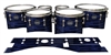 Mapex Quantum Tenor Drum Slips - Chaos Brush Strokes Navy Blue and Black (Blue)