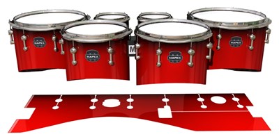 Mapex Quantum Tenor Drum Slips - Cherry Pickin' Red (Red)