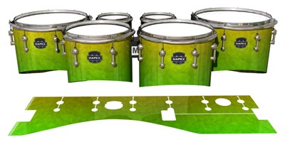 Mapex Quantum Tenor Drum Slips - Cool Lemon Lime (Green)