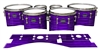 Mapex Quantum Tenor Drum Slips - Lateral Brush Strokes Purple and Black (Purple)