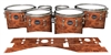 Mapex Quantum Tenor Drum Slips - Macro Ormosia Burl (Neutral)