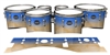 Mapex Quantum Tenor Drum Slips - Maple Woodgrain Blue Fade (Blue)