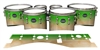 Mapex Quantum Tenor Drum Slips - Maple Woodgrain Green Fade (Green)