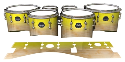 Mapex Quantum Tenor Drum Slips - Maple Woodgrain Yellow Fade (Yellow)