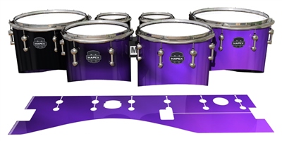 Mapex Quantum Tenor Drum Slips - Purple Light Rays (Themed)