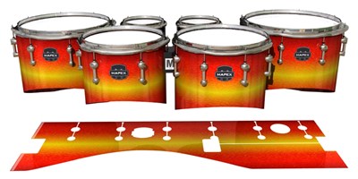 Mapex Quantum Tenor Drum Slips - Sunfire (Orange) (Yellow)