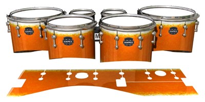 Mapex Quantum Tenor Drum Slips - Sunkiss (Orange)