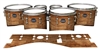 Mapex Quantum Tenor Drum Slips - Thuya Burl (Neutral)