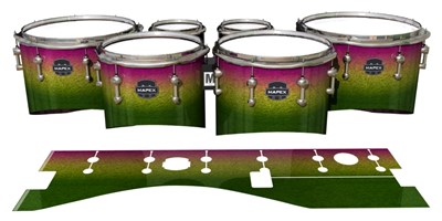 Mapex Quantum Tenor Drum Slips - Tropical Hybrid (Green) (Yellow)