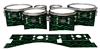 Mapex Quantum Tenor Drum Slips - Wave Brush Strokes Green and Black (Green)