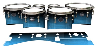 Mapex Quantum Tenor Drum Slips - Zircon Blue Stain (Blue)