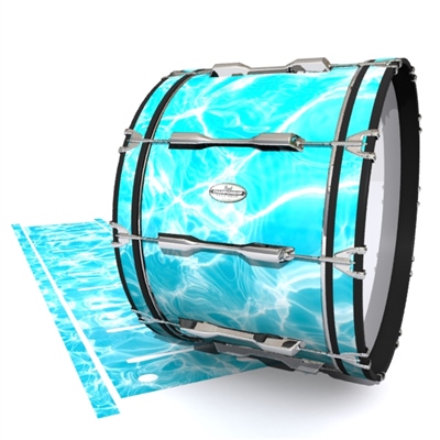 Pearl Championship Maple Bass Drum Slip - Aquatic Refraction (Themed)