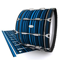 Pearl Championship Maple Bass Drum Slip - Blue Horizon Stripes (Blue)
