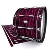 Pearl Championship Maple Bass Drum Slip - Chaos Brush Strokes Maroon and Black (Red)