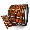 Pearl Championship Maple Bass Drum Slip - Chaos Brush Strokes Orange and Black (Orange)