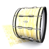 Pearl Championship Maple Bass Drum Slip - Chaos Brush Strokes Yellow and White (Yellow)