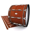 Pearl Championship Maple Bass Drum Slip - French Mahogany (Neutral)