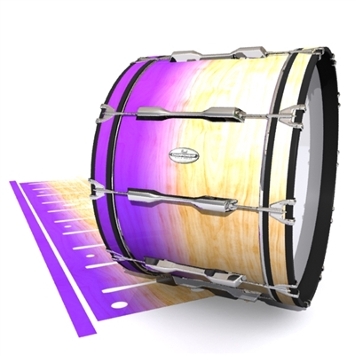 Pearl Championship Maple Bass Drum Slip - Maple Woodgrain Purple Fade (Purple)