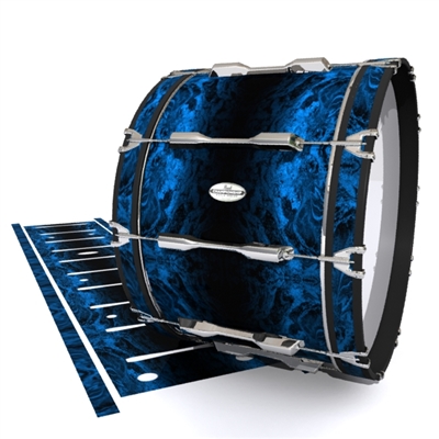 Pearl Championship Maple Bass Drum Slip - Ocean GEO Marble Fade (Blue)