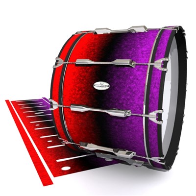 Pearl Championship Maple Bass Drum Slip - Rosso Galaxy Fade (Red) (Purple)