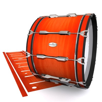 Pearl Championship Maple Bass Drum Slip - Scarlet Stain (Orange)