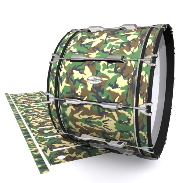 Pearl Championship Maple Bass Drum Slip - Woodland Traditional Camouflage (Neutral)