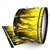 Pearl Championship Maple Bass Drum Slip - Yellow Flames (Themed)