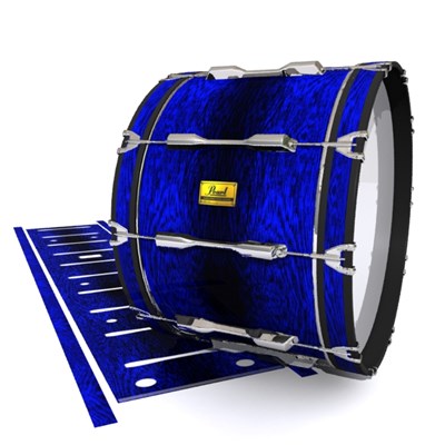 Pearl Championship Maple Bass Drum Slip (Old) - Andromeda Blue Rosewood (Blue)
