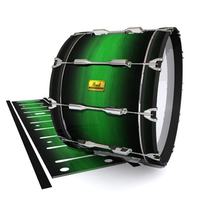 Pearl Championship Maple Bass Drum Slip (Old) - Asparagus Stain Fade (Green)