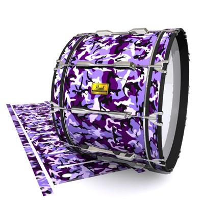 Pearl Championship Maple Bass Drum Slip (Old) - Coastline Dusk Traditional Camouflage (Purple)